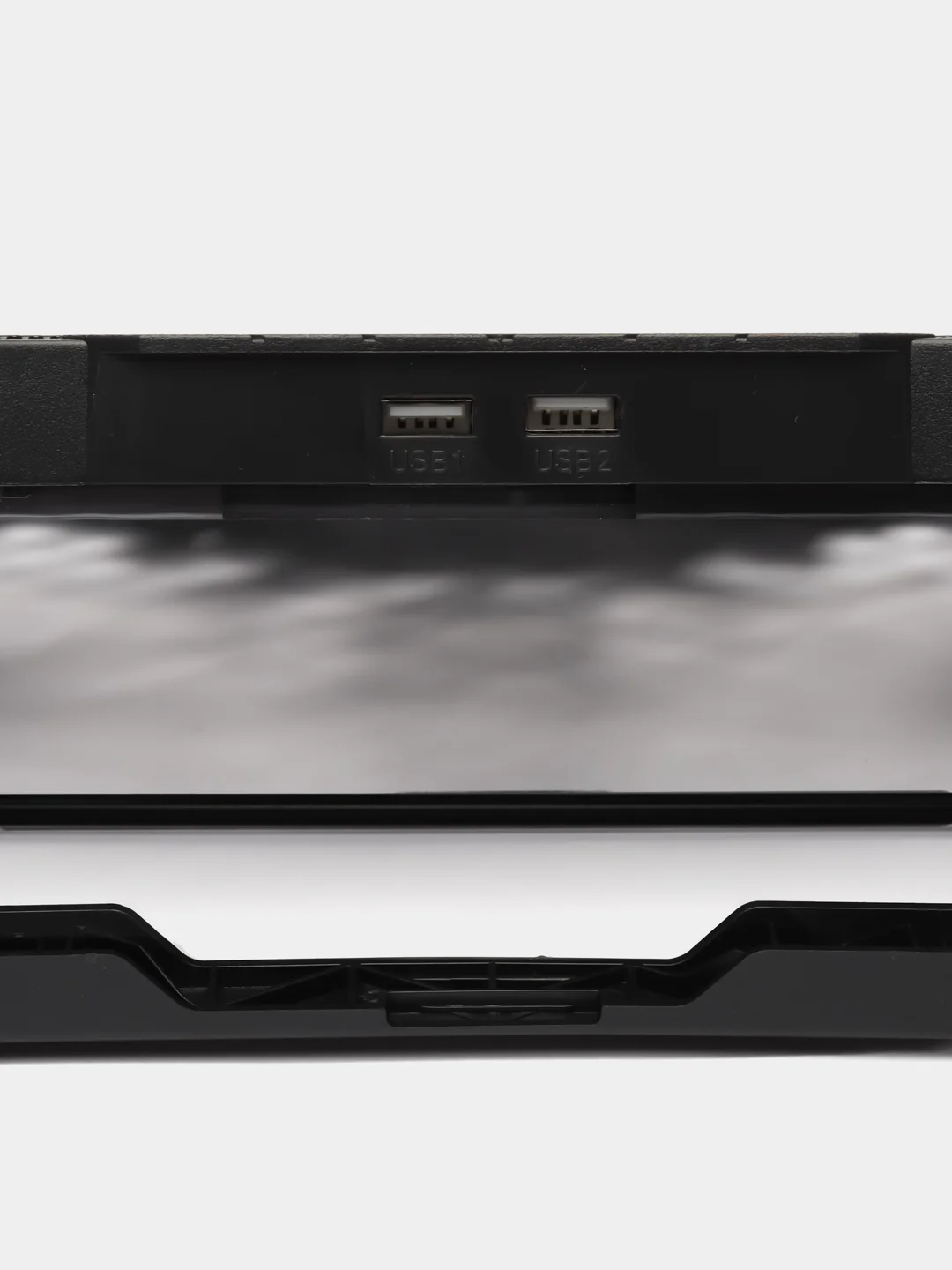 Охлаждающая подставка для ноутбука до 18", 4 вентилятора , 2 USB, красная подсветка