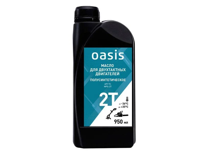 Масло для 2-тактных двигателей полусинтетическое Oasis MPS-2T