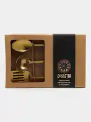 Набор кухонных принадлежностей из 3шт DeNASTIA (ложка, половник, лопатка) нерж. сталь