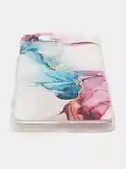 Ледяной силиконовый чехол на Honor 200 Pro / Хонор 200 Про прозрачный, с принтом, защита камеры