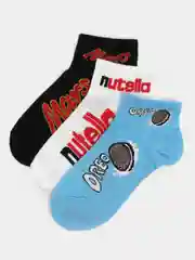 Носки, унисекс, короткие, фанта, пепси, мужские, женские