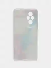 Ледяной силиконовый чехол на Honor 200 / Хонор 200 прозрачный, с принтом, защита камеры