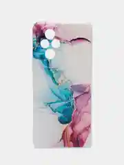 Ледяной силиконовый чехол на Honor 200 / Хонор 200 прозрачный, с принтом, защита камеры