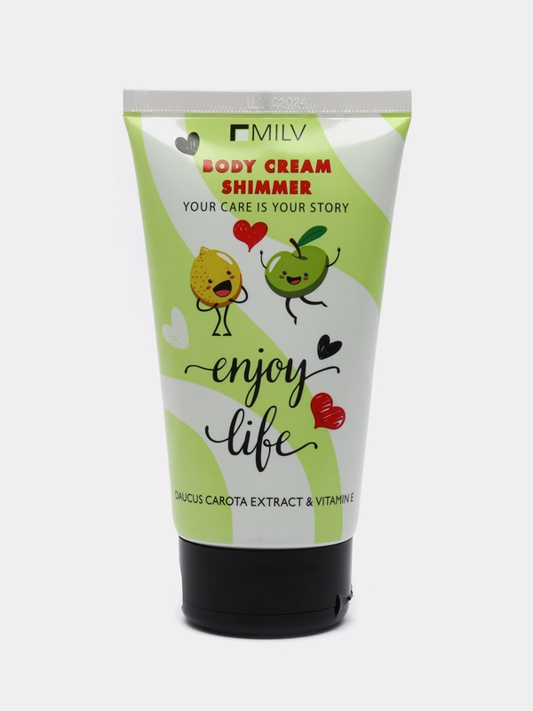Увлажняющий крем для тела с шиммером Enjoy life. 150 мл Milv