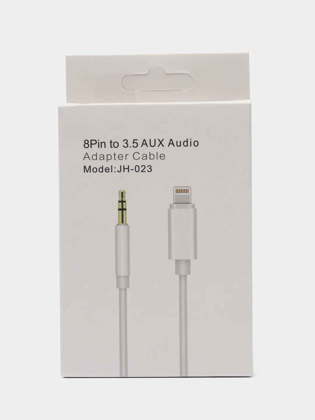 Белый переходник для AUX (Аукс) в Lightning (айфона) Type-C