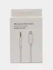 Белый переходник для AUX (Аукс) в Lightning (айфона) Type-C