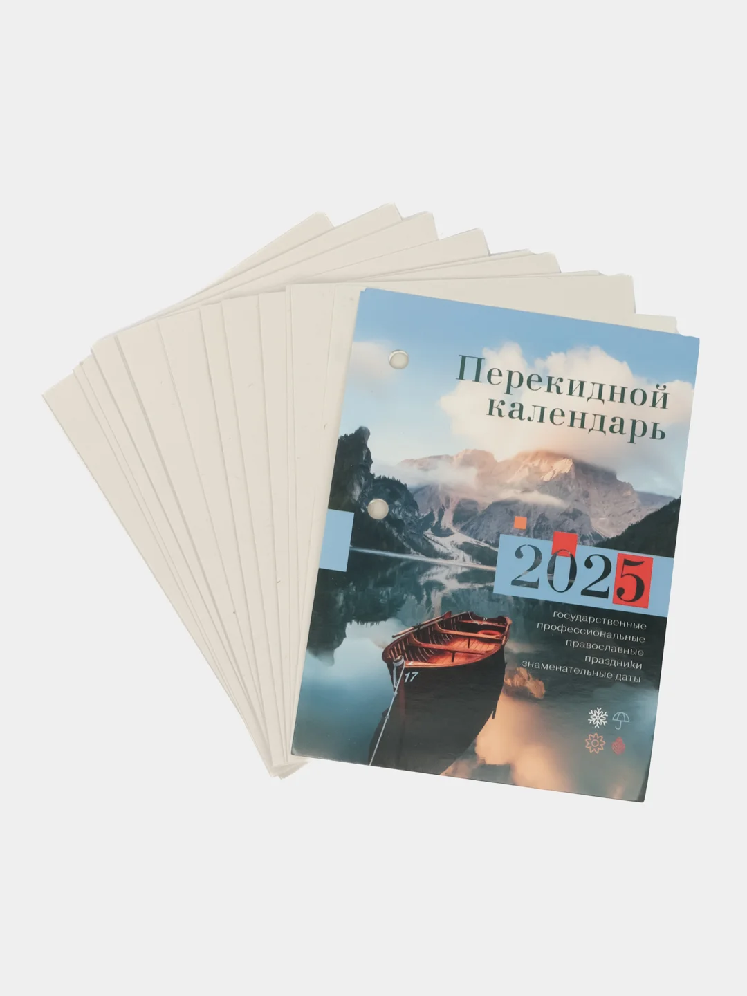 Календарь настольный перекидной 2025 Staff Природа, 116064, блок без подставки, 160 л