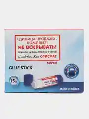 Клей-карандаш Усиленный Brauberg Super, 15 г, Комплект 20 шт., Южная Корея