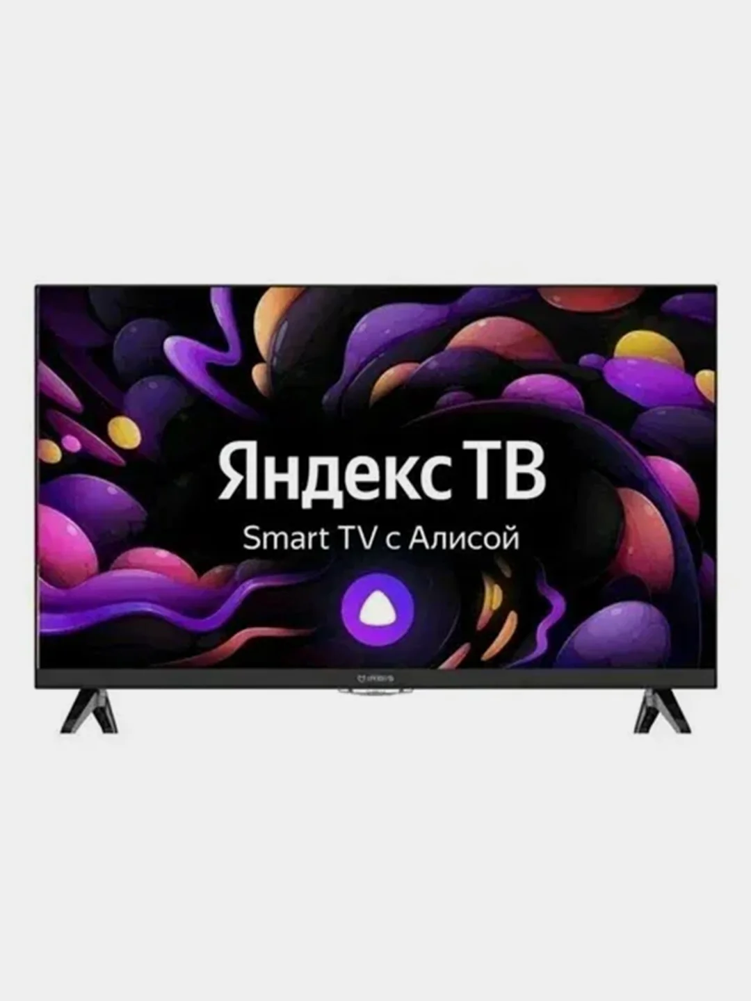 Черный телевизор IRBIS 43U1YDX188FBS2, 43", 3840x2160, 16:9, Android 9.0, Wi-Fi