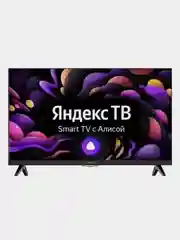Черный телевизор IRBIS 43U1YDX188FBS2, 43", 3840x2160, 16:9, Android 9.0, Wi-Fi