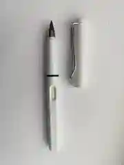 Белый вечный простой карандаш с ластиком