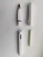 Белый вечный простой карандаш с ластиком