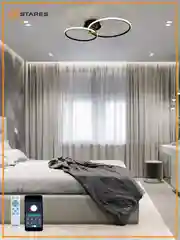 Управляемая потолочная люстра светодиодная с пультом Estares  LUNE 50W,до 20 кв.м
