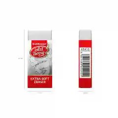 Ластик ArtBerry Extra Soft, ErichKrause, прямоугольный, 51*22*11 мм,TPR, цвет белый