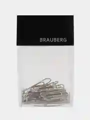Диспенсер для скрепок магнитная Brauberg с 30 скрепками, прозрачный корпус