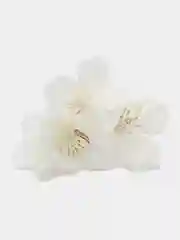 Белый искусственные декоративные цветы,5 шт
