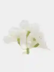 Белый искусственные декоративные цветы,5 шт