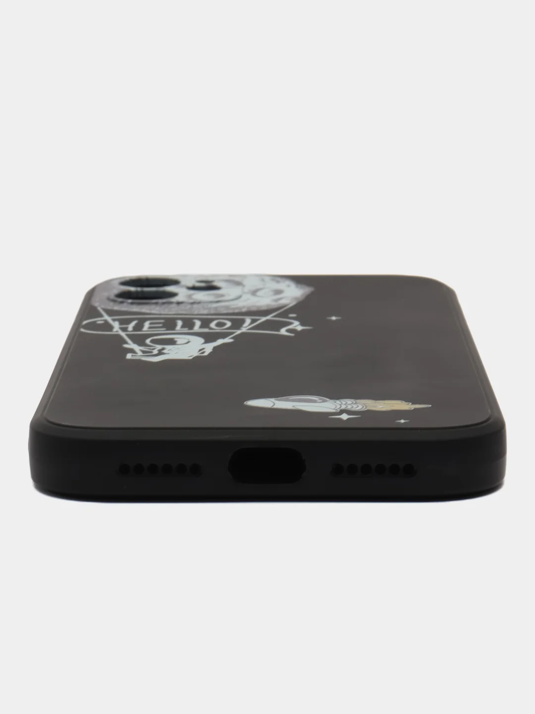 Черный чехол для айфон (iPhone) 11 12 13 Plus XR Pro Max силиконовый про макс
