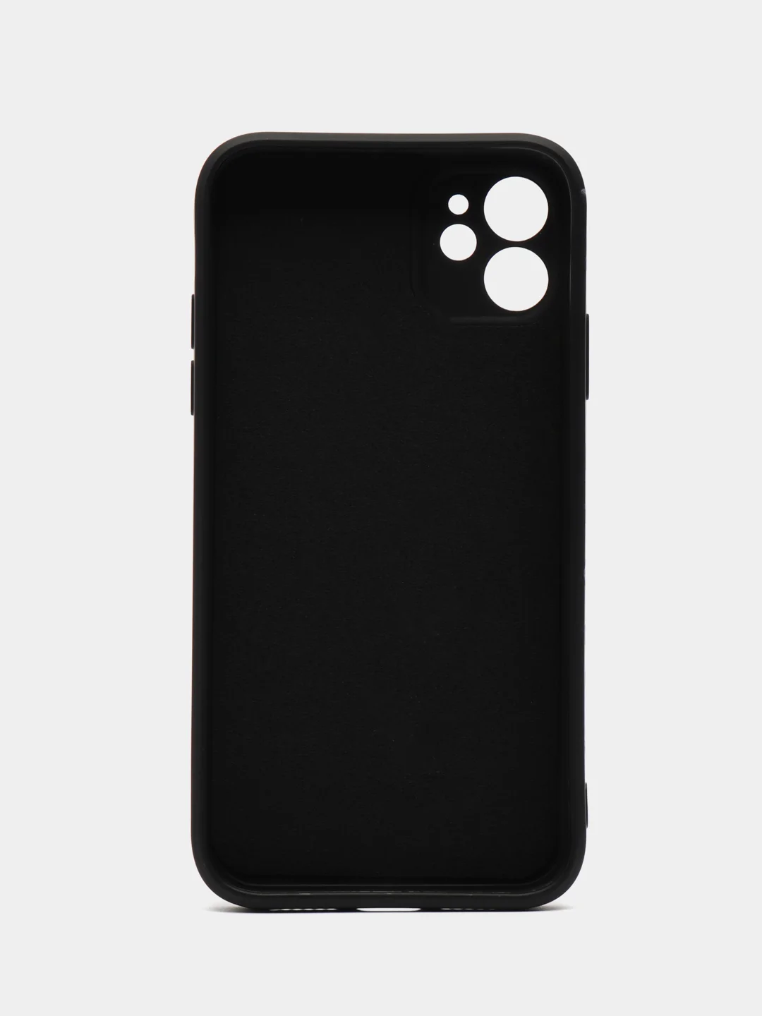 Черный чехол для айфон (iPhone) 11 12 13 Plus XR Pro Max силиконовый про макс
