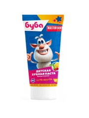 Детская зубная паста 65гр., без фтора, парабенов и SLS, Буба, от 3-х лет, гипоаллергенная