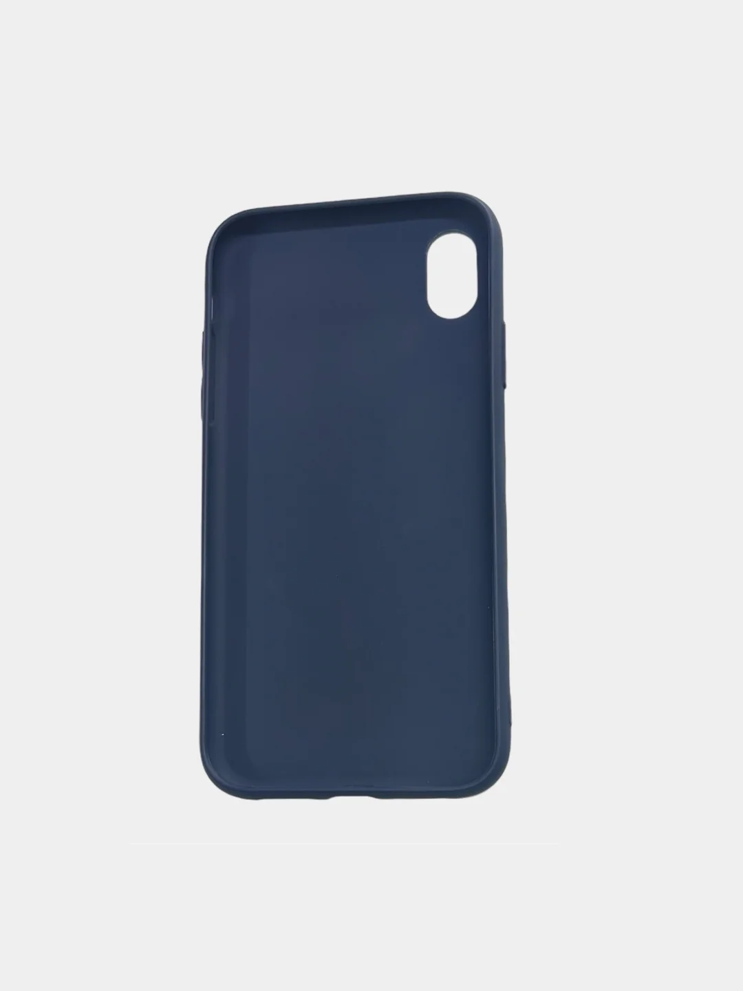 Синий меланж силиконовый чехол TPU для Iphone XR