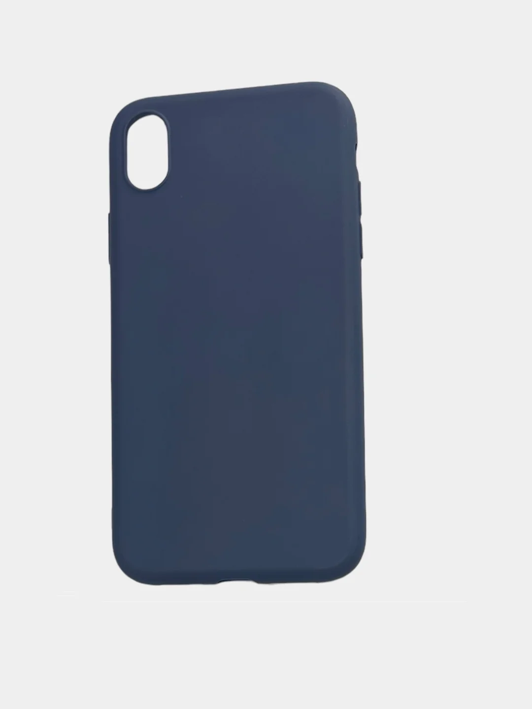 Синий меланж силиконовый чехол TPU для Iphone XR