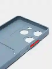 Синий меланж чехол на Tecno Spark 20 Pro / 20S Pro (Техно Спарк 20 Про/20S Про) с карманом для карт