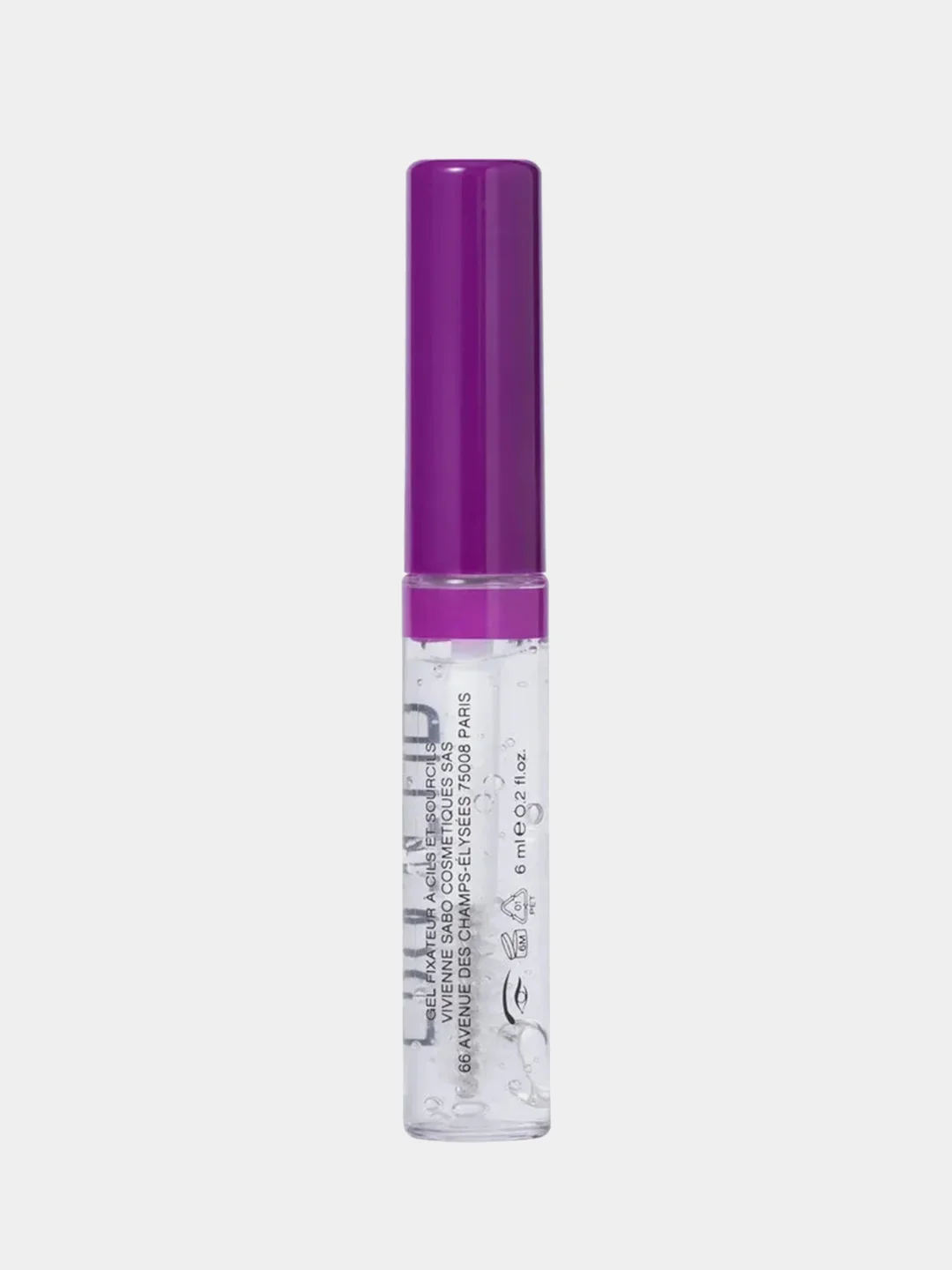 Гель для бровей Vivienne Sabo Fixateur Lamination effect, с эффектом ламинирования, тон 01