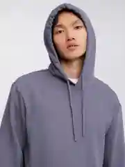 Фиолетовый мужской худи с капюшоном
