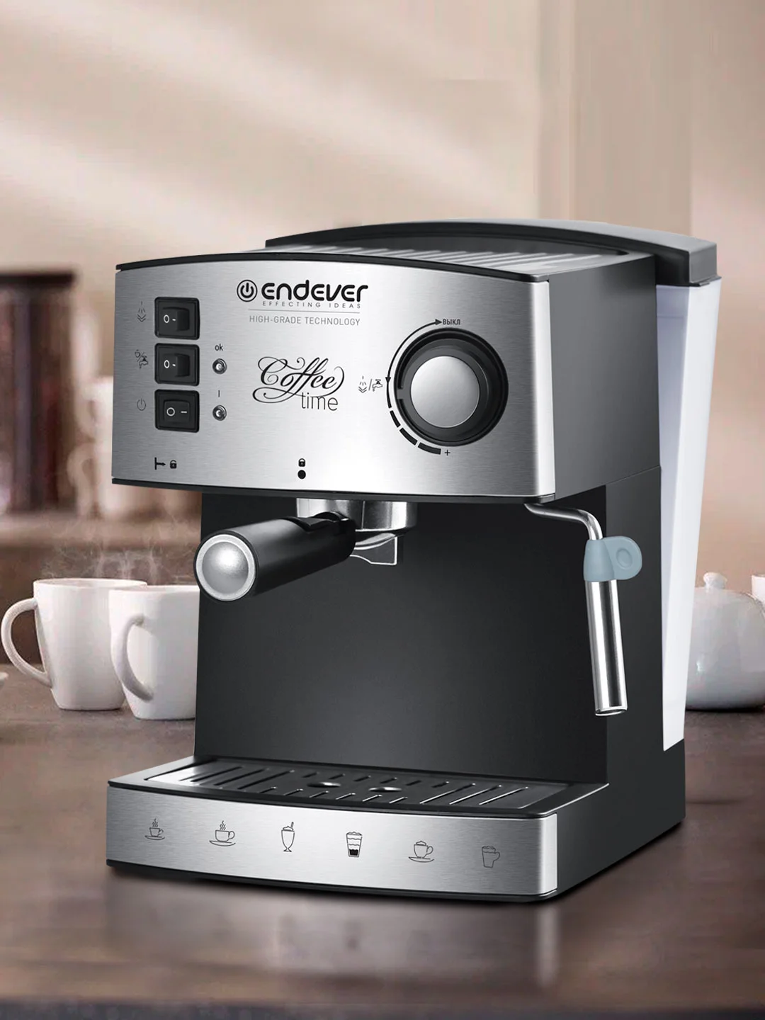 Кофеварка рожкового типа Endever Costa-1060