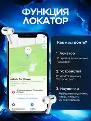 Беспроводные наушники A.Pods Pro 2, с шумоподавлением и прозрачностью