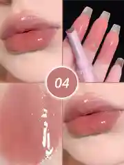 Коралловый блеск для губ Cappuvini, помада сердечко, увлажняющий бальзам, глянцевый, оттеночный гель