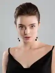 Серьги с ониксом
