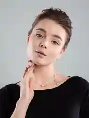 Длинные серьги асимметричные с кварцем