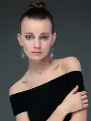 Длинные серьги с аметистом