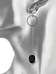 Длинные серьги асимметричные агат