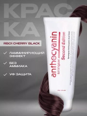 Anthocyanin Вишневая краска для волос Антоцианин RB01 Cherry Black 230 мл