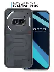 Чехол для Nothing Phone (2a), (2a) Plus силиконовый ROSCO прозрачный, бортик- защита камер