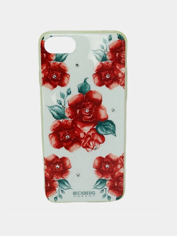 Чехол с принтом " Красные розы" для iPhone 7 / 8