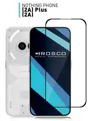 Прозрачный 1-2шт стекло для Nothing Phone (2a)/ (2a) Plus защитное ROSCO с олеофобное с черной рамкой