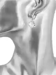 Серьги с горным хрусталем
