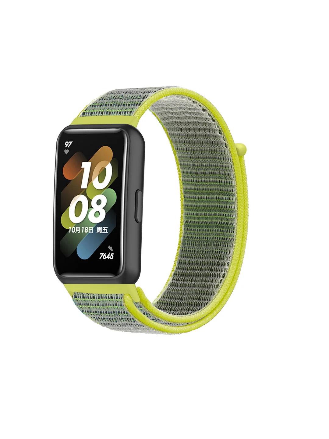 Лайм нейлоновый ремешок для Huawei Honor Band 7