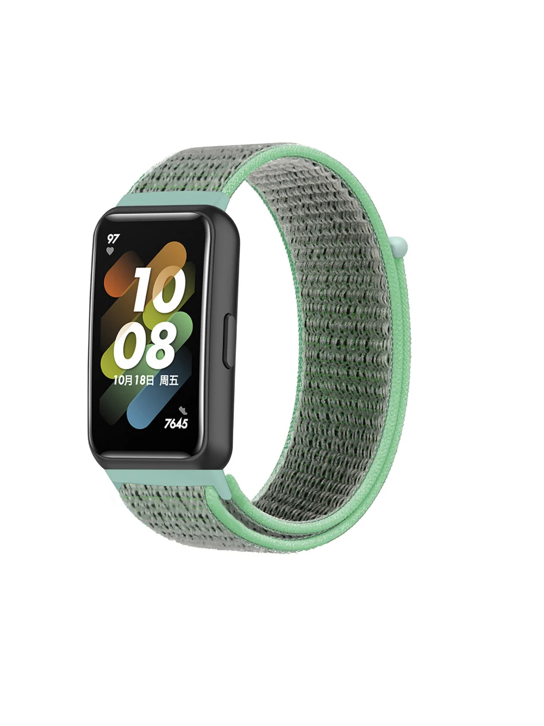 Мятный нейлоновый ремешок для Huawei Honor Band 7