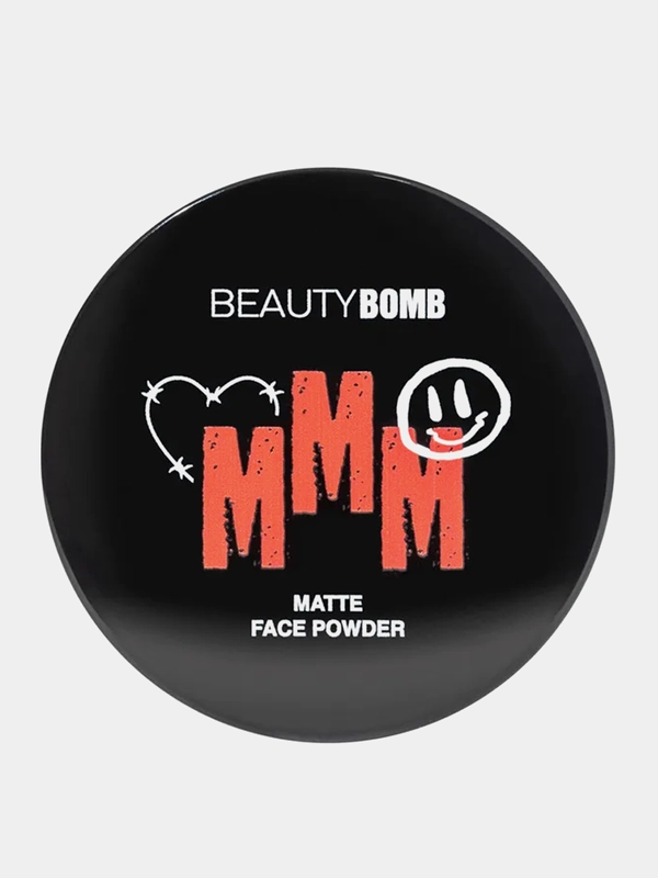 Матовая пудра для лица Beauty Bomb "MMM", 02 темно-бежевый, 7.5 г