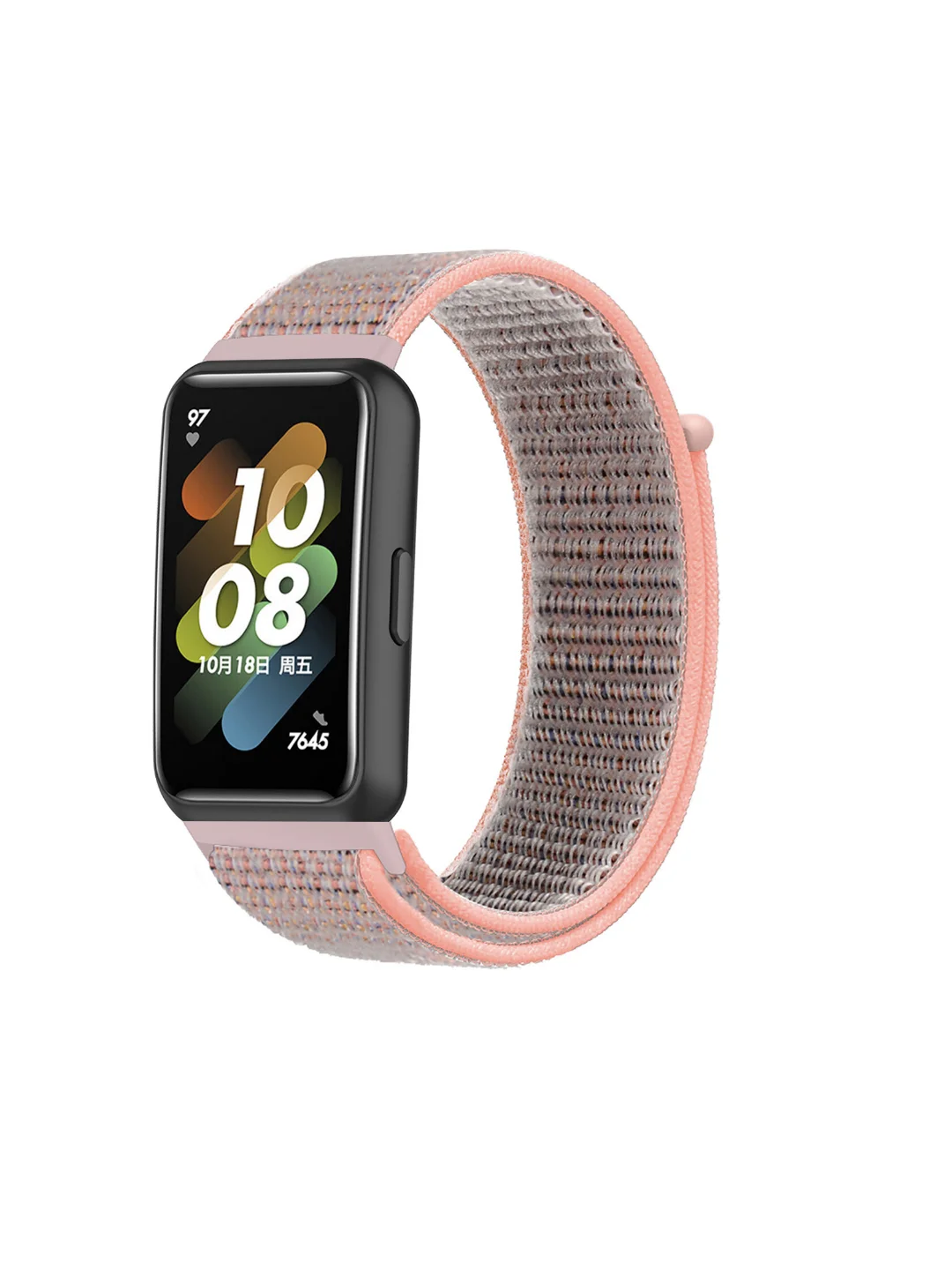 Серый нейлоновый ремешок для Huawei Honor Band 7
