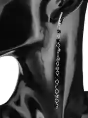 Длинные серьги со шпинелью