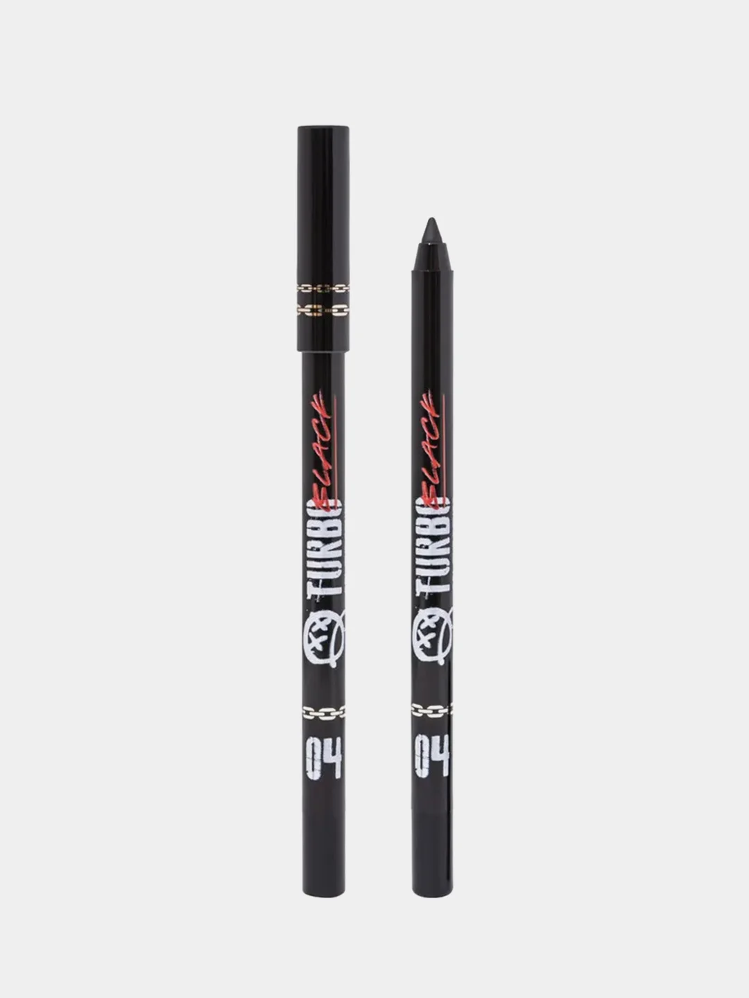 Карандаш для глаз гелевый Beauty Bomb "Turbo", 04 Black-черный, с матовым финишем, 1.3 г