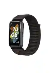 Черный нейлоновый ремешок для Huawei Honor Band 7