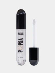 Блеск для губ Beauty Bomb "Popsa", 01 Blockbuster-прозрачный с блестками, 4 мл