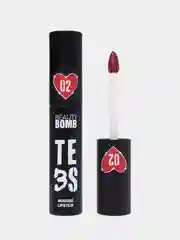 Муссовая помада для губ Beauty Bomb Te3s, 02 Russian Red красный, 3 г